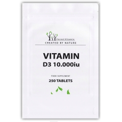Witamina D3 10000IU 250kapsułek Forest Vitamin cena 50,95zł