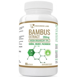 Bamboo Extract 350mg 60 kapsułek Progress Labs cena 28,00zł