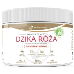 Dzika Róża Naturalna Witamina C 300g Progress Labs cena 60,00zł
