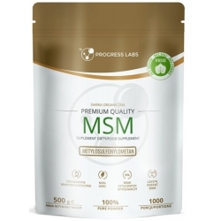 MSM Siarka Organiczna w proszku Vege 500g Progress Labs cena 29,00zł