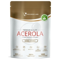 Acerola Naturalna Witamina C w proszku Vege 500g Progress Labs cena 55,90zł