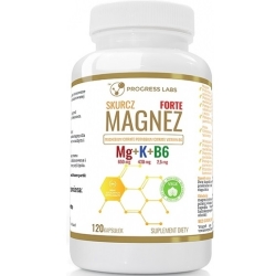 Magnez Skurcz Forte Magnez + Potas + B6 120 kapsułek Progress Labs