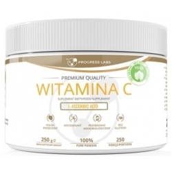 Witamina C kwas L-Askorbinowy w proszku 250g Progress Labs cena 16,50zł