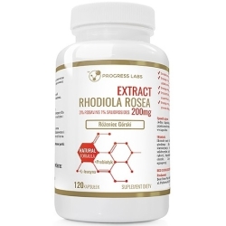 Różeniec Górski 200mg 5:1 standaryzacja 3% 120 kapsułek Progress Labs cena 46,00zł