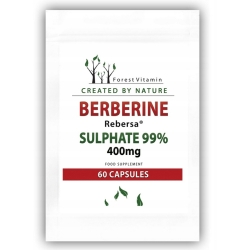 Berberyna (Berberine Sulphate) siarczan berberyny 400mg 60kapsułek Forest Vitamin cena 31,90zł