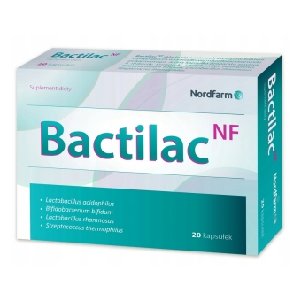 Bactilac NF 20kapsułek Nord Farm cena 7,90zł
