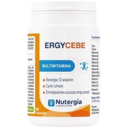 Nutergia Ergycebe (Sprawność intelektualna) 90kapsułek cena 104,90zł
