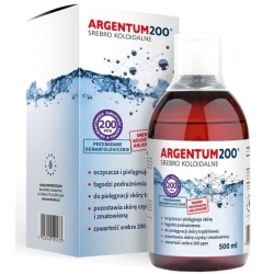 Aura Herbals Argentum200 Srebro Koloidalne (200 ppm) tonik 500ml cena 57,90zł