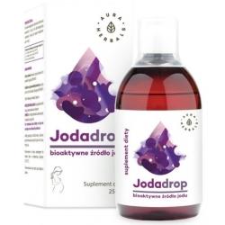 Aura Herbals Jodadrop bioaktywne źródło jodu płyn 250ml cena 33,90zł