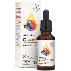 Aura Herbals Witamina C dla dzieci 100mg krople 30ml cena 14,95zł