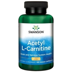 Swanson ALC (Acetyl L-karnityny) 500mg 100kapsułek cena 74,90zł