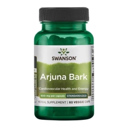 Swanson Arjuna extract 500mg 60kapsułek cena 41,99zł