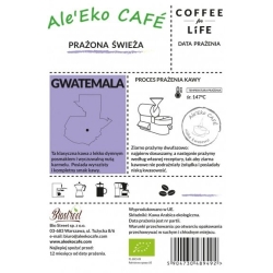 Ale'Eko CAFÉ Kawa Mielona Gwatemala BIO 250 g Coffee for Life cena 45,80zł
