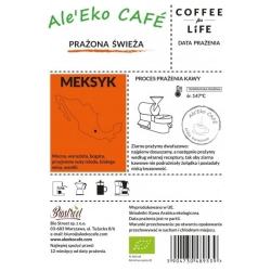 Ale'Eko CAFÉ Kawa Mielona Meksyk BIO 250 Coffee for Life cena 45,80zł