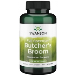 Swanson Butcher's broom ruszczyk kolczasty 470mg 100kapsułek cena 26,90zł