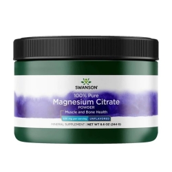 Swanson Cytrynian magnezu 100% czystości 244g cena 62,90zł