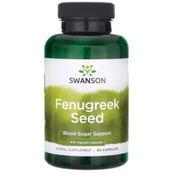 Swanson Fenugreek Kozieradka 610mg 90kapsułek cena 18,90zł