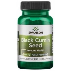 Swanson full spectrum nasiona czarnego kminu 400 mg 60 kapsułek cena 32,90zł