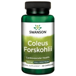 Swanson Full Spectrum Coleus Forskoholii pokrzywa indyjska 400mg 60kapsułek cena 28,90zł