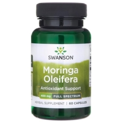Swanson Full Spectrum Moringa Oleifera 400mg 60kapsułek cena 13,90zł