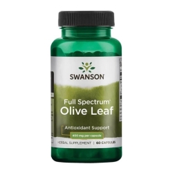 Swanson Full Spectrum Olive Leaf 400mg 60kapsułek cena 15,65zł
