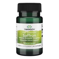 Swanson Full Spectrum Szafran 15mg 60kapsułek cena 55,90zł