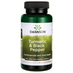 Swanson Full Spectrum Turmeric i Czarny pieprz 60kapsułek cena 27,90zł