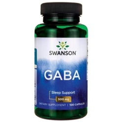 Swanson Gaba 500mg 100kapsułek cena 22,90zł