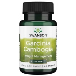 Swanson Garcinia Cambogia extra 80mg 60kapsułek cena 13,90zł