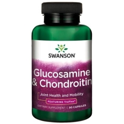 Swanson Glukozamina z Chondroityną 500mg/400mg 90 kapsułek cena 69,90zł