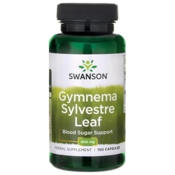 Swanson Gymnema Sylvestre 400mg 100kapsułek cena 16,90zł