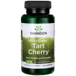 Swanson HiActives Tart Cherry 465mg 60kapsułek cena 54,90zł