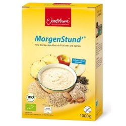 Jentschura MorgenStund kaszka bezglutenowa z prosa i gryki z owocami bezglutenowa 1000g cena 82,00zł