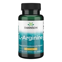 Swanson L-Arginina 500mg 100kapsułek cena 32,00zł