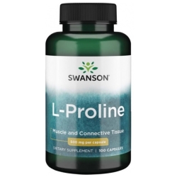 Swanson L-Prolina 500mg 100kapsułek cena 52,90zł