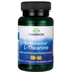 Swanson L-Teanina 100mg 60kapsułek cena 68,00zł