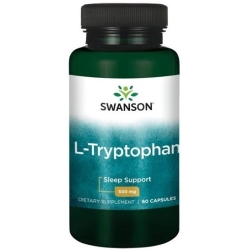 Swanson L-Tryptofan 500mg 60kapsułek cena 29,90zł