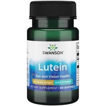 SWANSON Luteina 20mg 60kapsułek cena 34,90zł