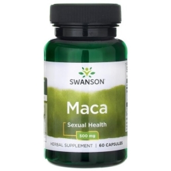 Swanson Maca extract 500mg 60kapsułek cena 18,90zł