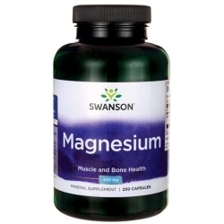 Swanson Magnez (tlenek) 200mg 250kapsułek cena 35,90zł