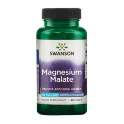 Swanson Magnez Malate (jabłczan magnezu) 60kapsułek cena 23,45zł