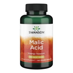 Swanson Malic Acid (kwas jabłkowy) 600mg 100kapsułek cena 25,90zł