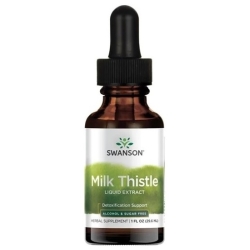 Swanson Milk Thistle liquid extract (ostropest plamisty) krople 29,6ml cena 63,90zł