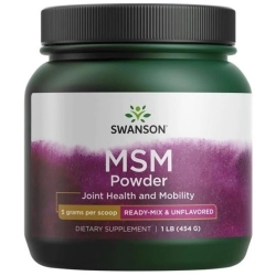 Swanson MSM Powder Metylosulfonylometan 100% proszek 454g cena 43,90zł