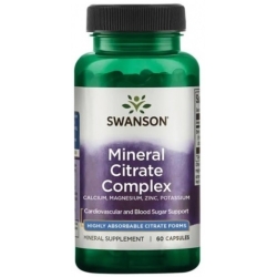 Swanson Multi-Mineral Citrate Complex 60kapsułek cena 29,00zł