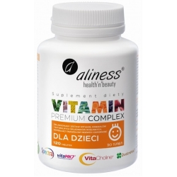 Premium Vitamin Complex dla dzieci 120tabletek do ssania Aliness cena 59,90zł