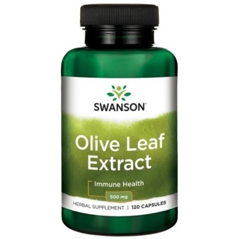 Swanson Olive leaf Extract 500mg 120kapsułek cena 51,90zł