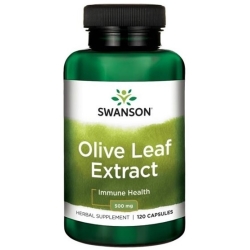 Swanson Olive leaf Extract 500mg 120kapsułek cena 51,90zł