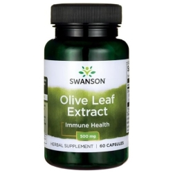 Swanson Olive Leaf Extract 500mg 60kapsułek cena 26,90zł