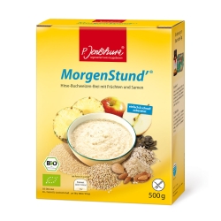 Jentschura MorgenStund kaszka z prosa i gryki z owocami i nasionami bezglutenowa 500 g cena 44,00zł